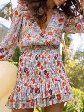 VERONICA BEARD Saera Floral Dress